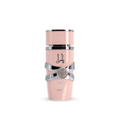 Lattafa Yara perfume for women in a sleek pink bottle with silver accents from Visit the Lattafa Store
